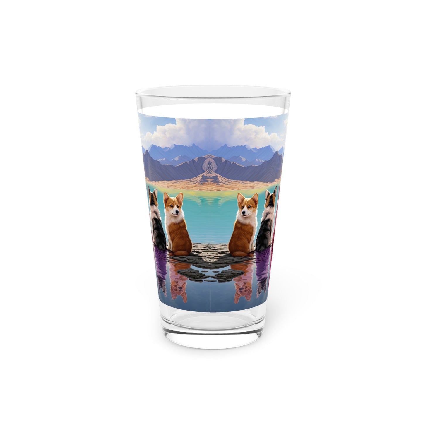 Corgi Lake - Pint Glass