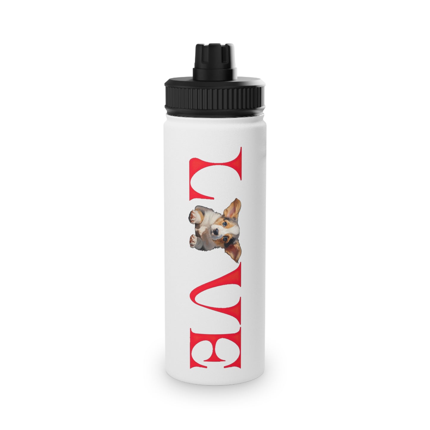 LOVE - Water Bottle with Sport Lid
