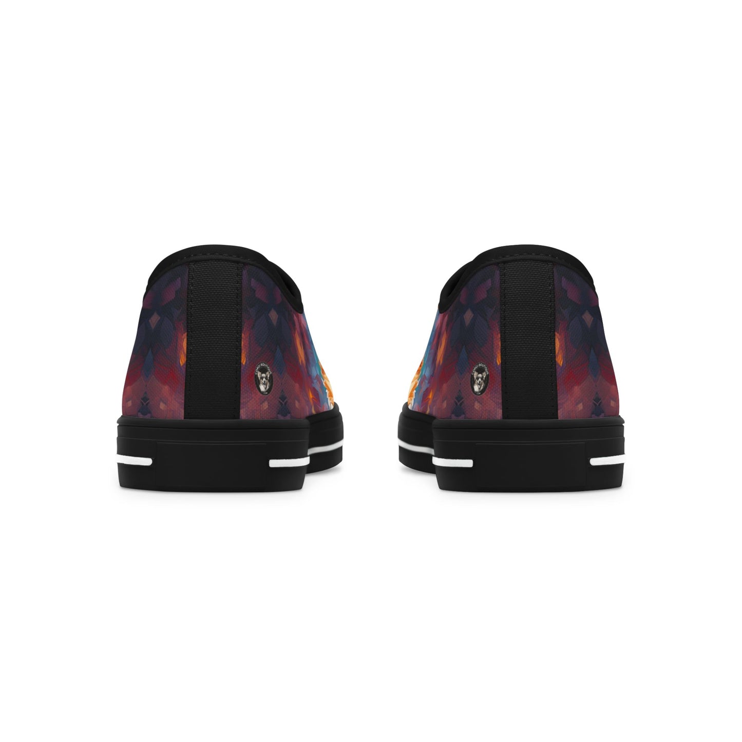 Corgi & Ben London Themed Low Top Casual Canvas Sneakers