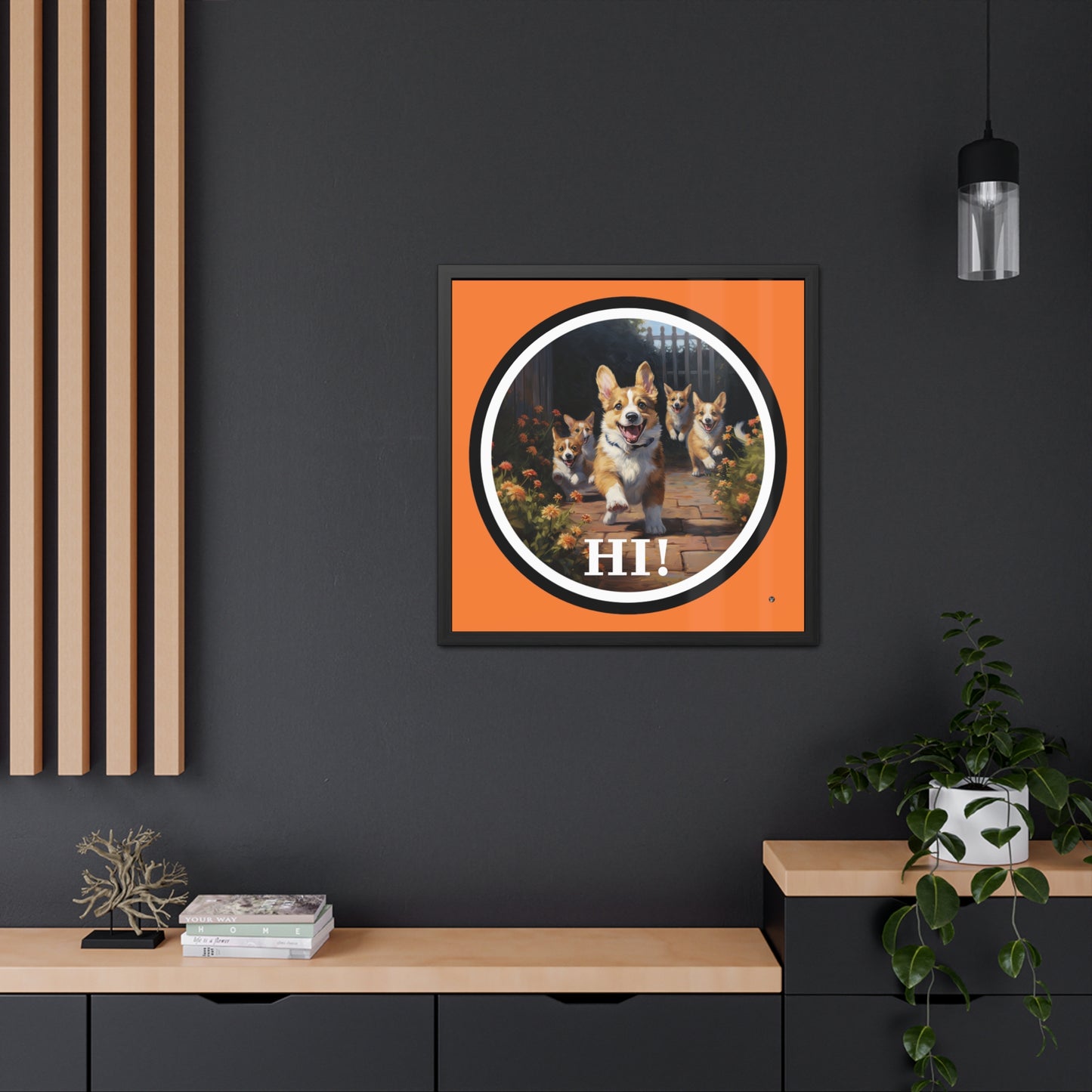Hi! - Framed Print