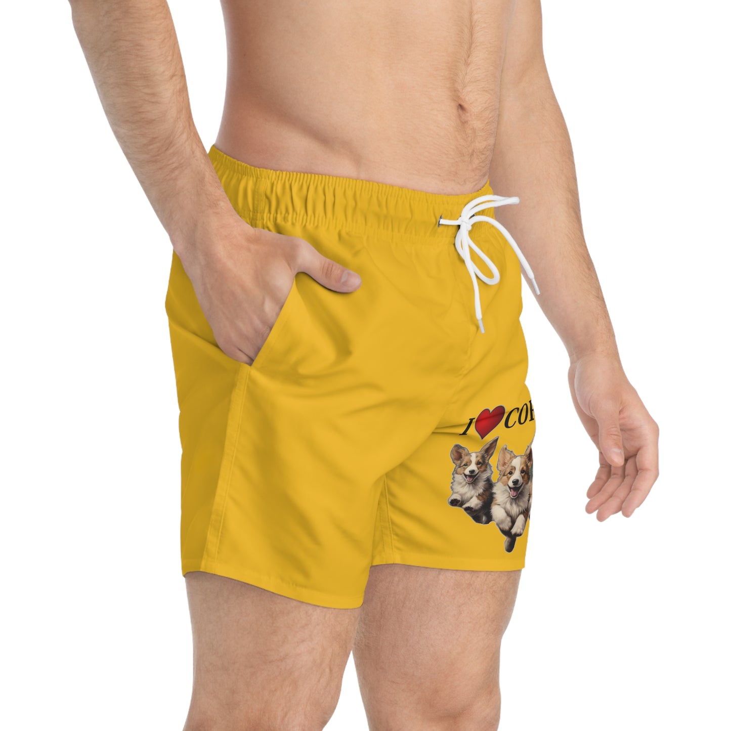 I Heart Corgis - Swim Trunks