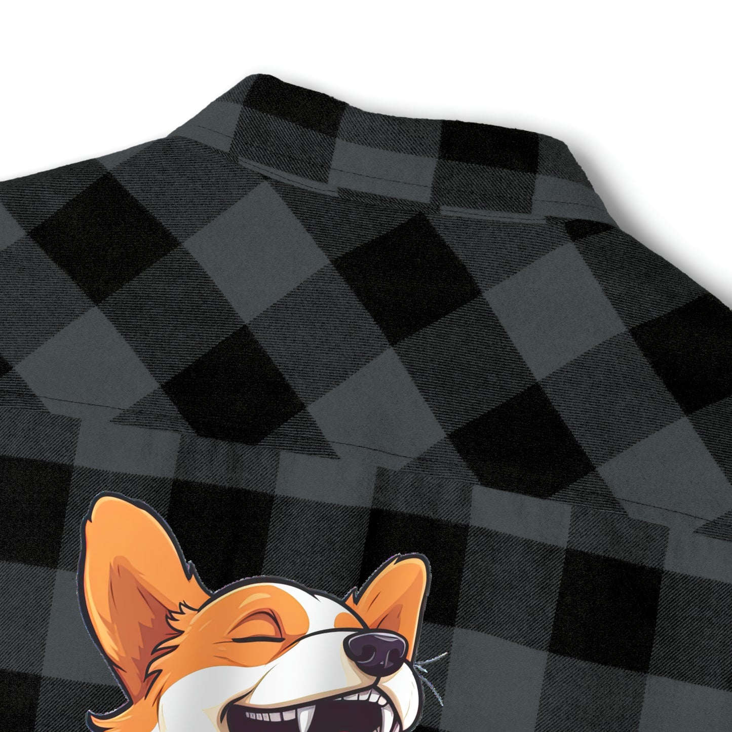 Comical Corgi - Flannel Shirt