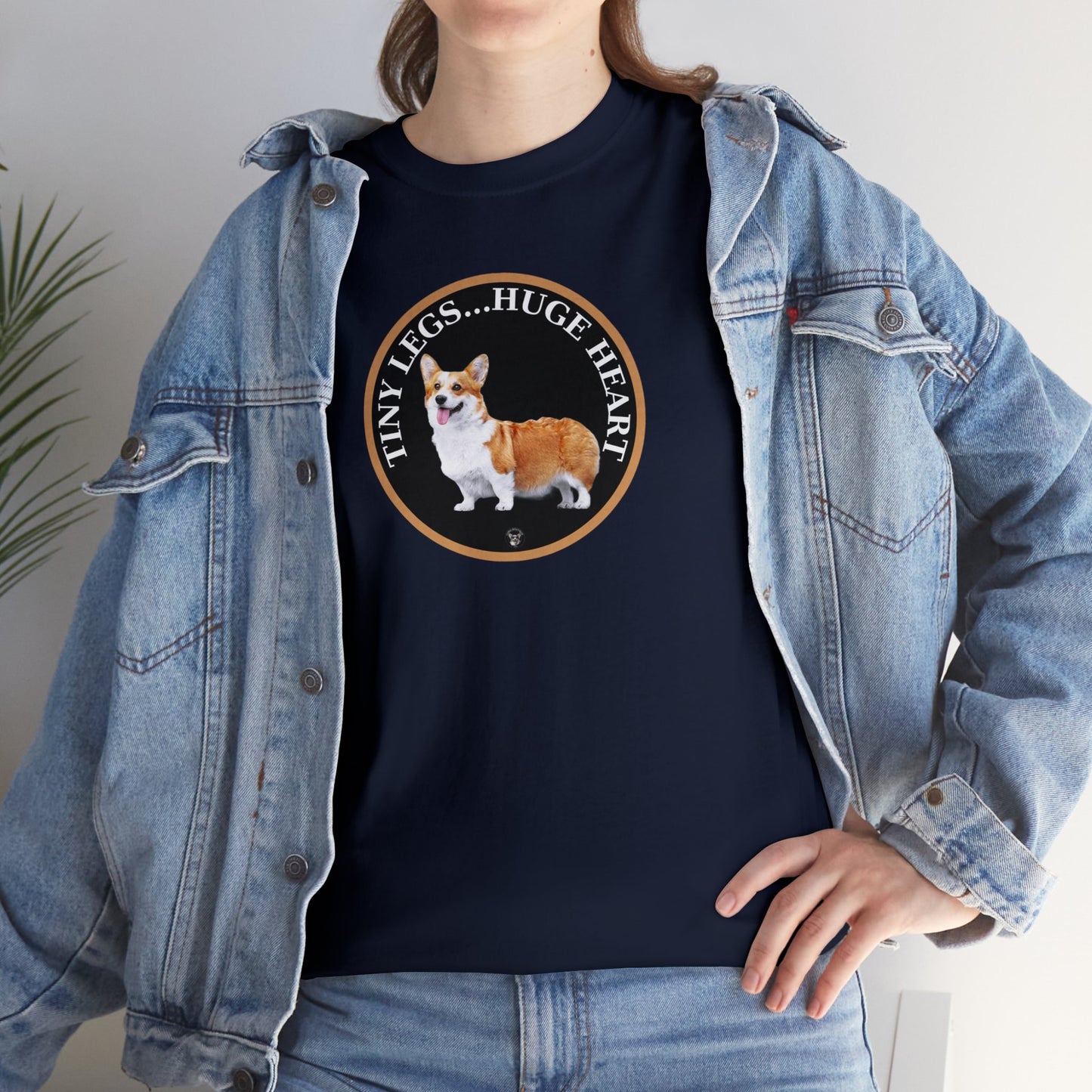 Tiny Legs...Huge Heart - Unisex Heavy Cotton Tee