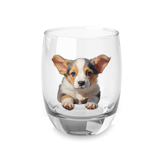 Puppy Portrait - Whiskey/Juice Glass