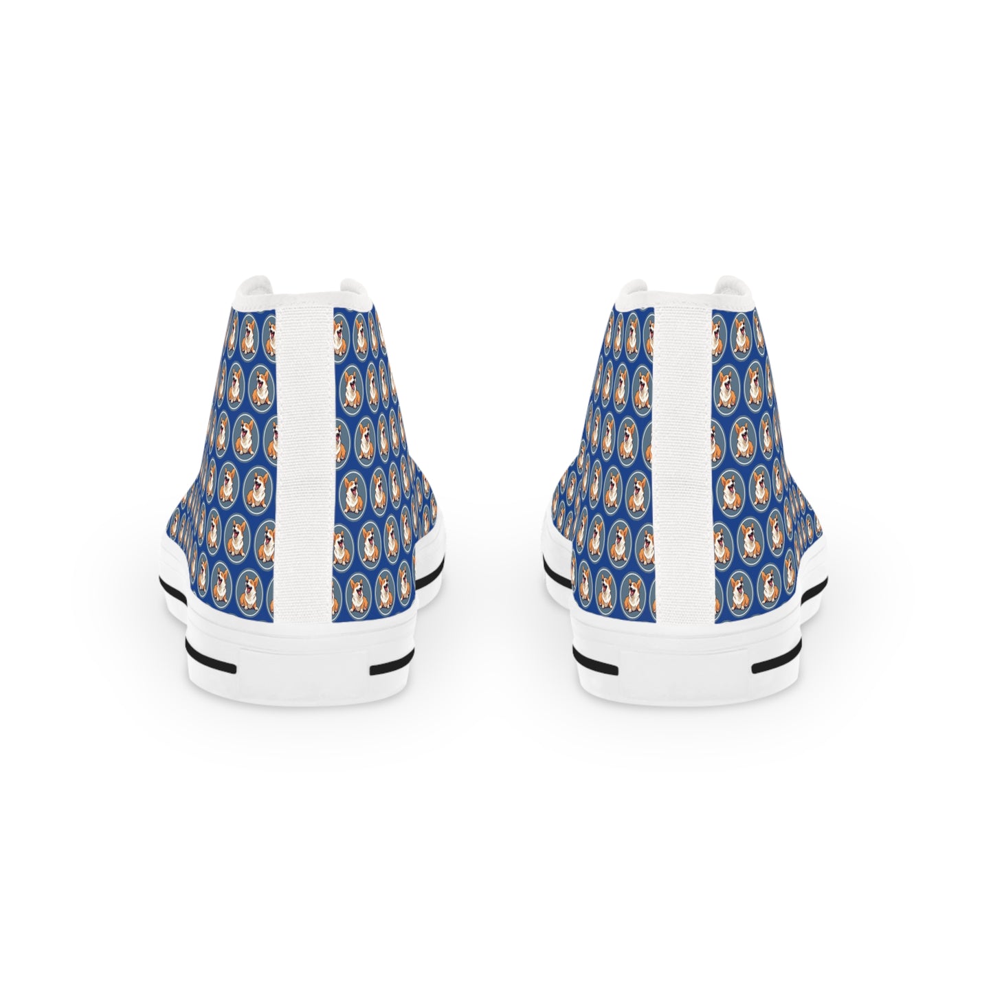 Comical Corgi Mosaic - Men's High Top Sneakers