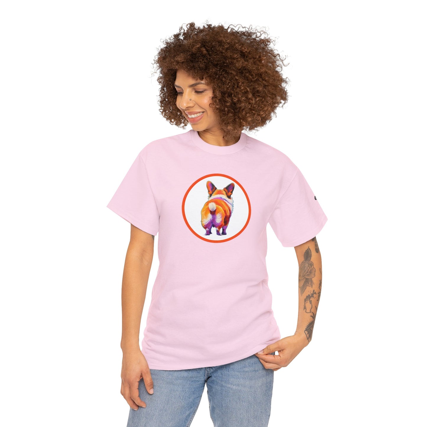 Corgi Butt - Unisex Heavy Cotton Tee