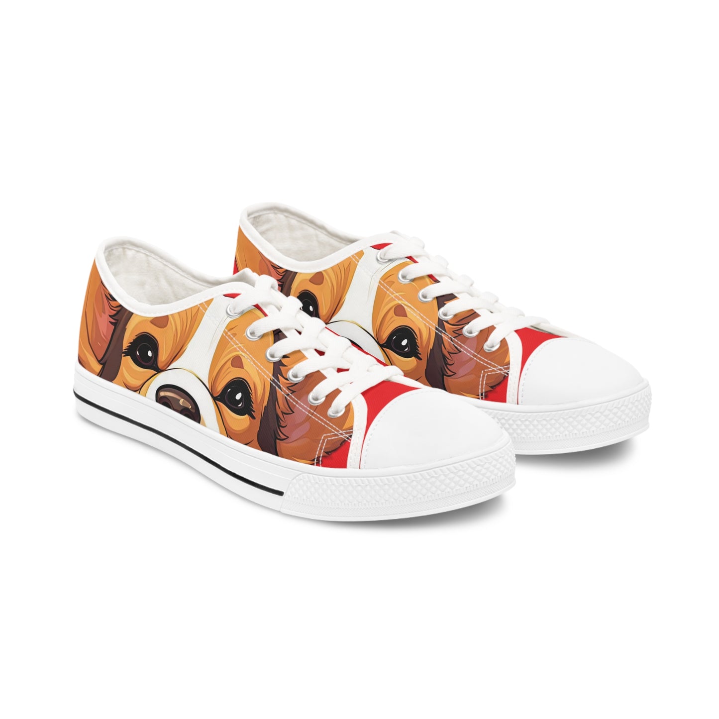 Puppy Love - Women's Low Top Sneakers