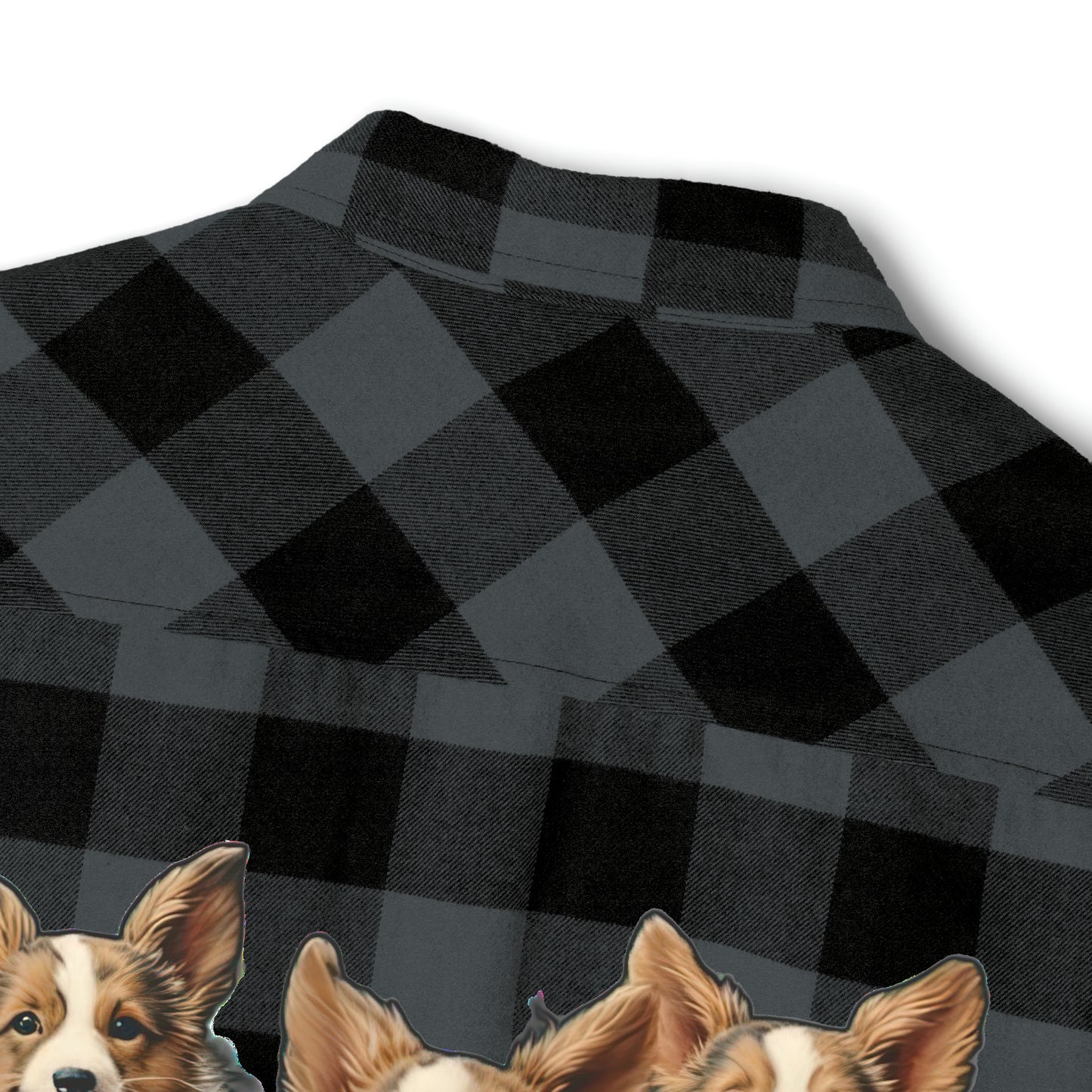 Corgi Enthusiasm - Flannel Shirt