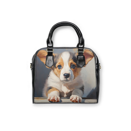 Puppy Portrait - Handbag w/Removable Shoulder Strap