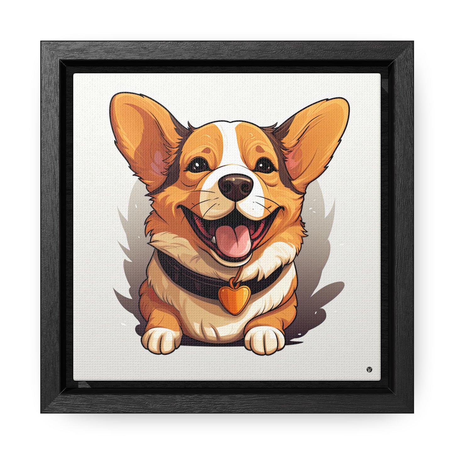 Puppy Love - Framed on Canvas