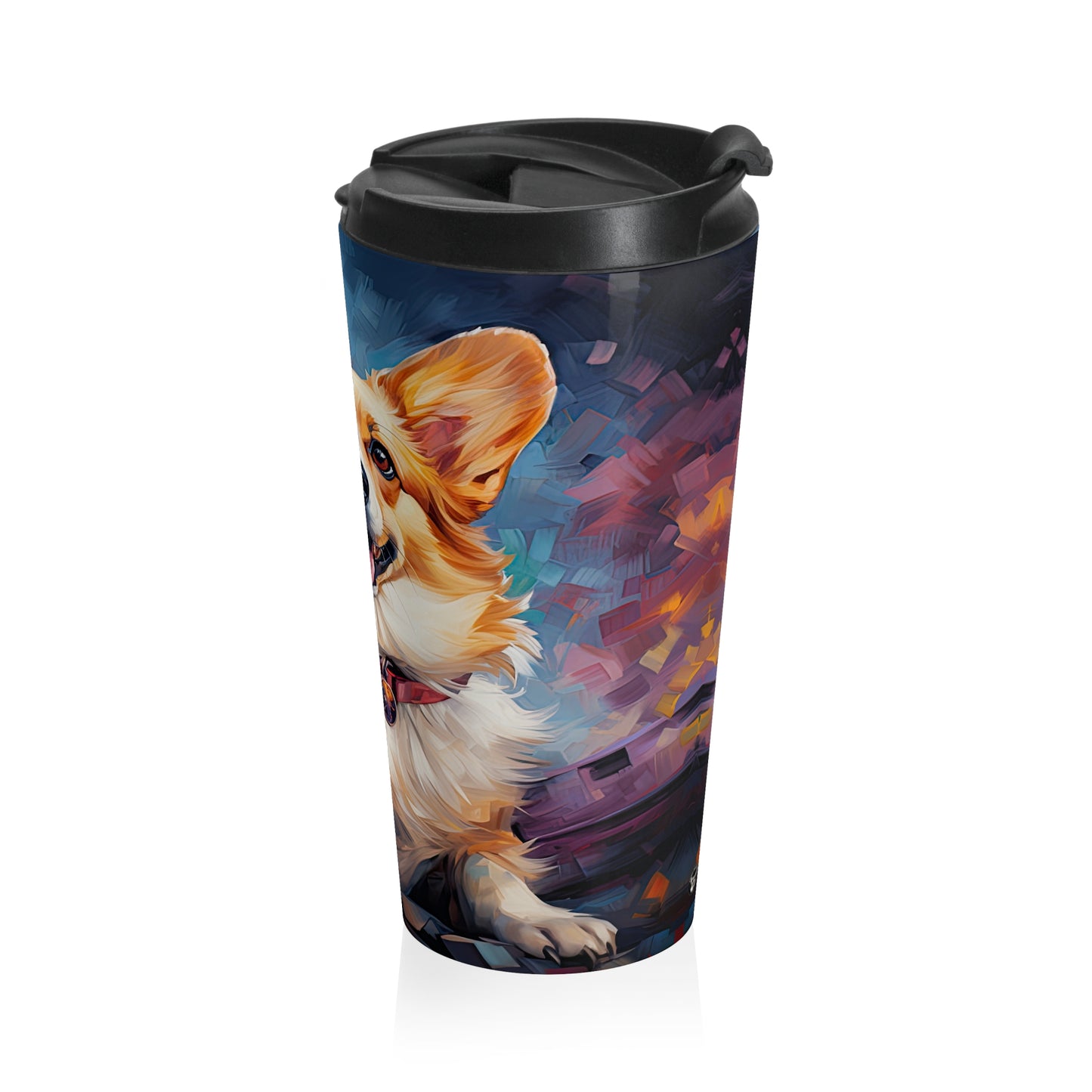 Corgi and Ben - Travel Mug