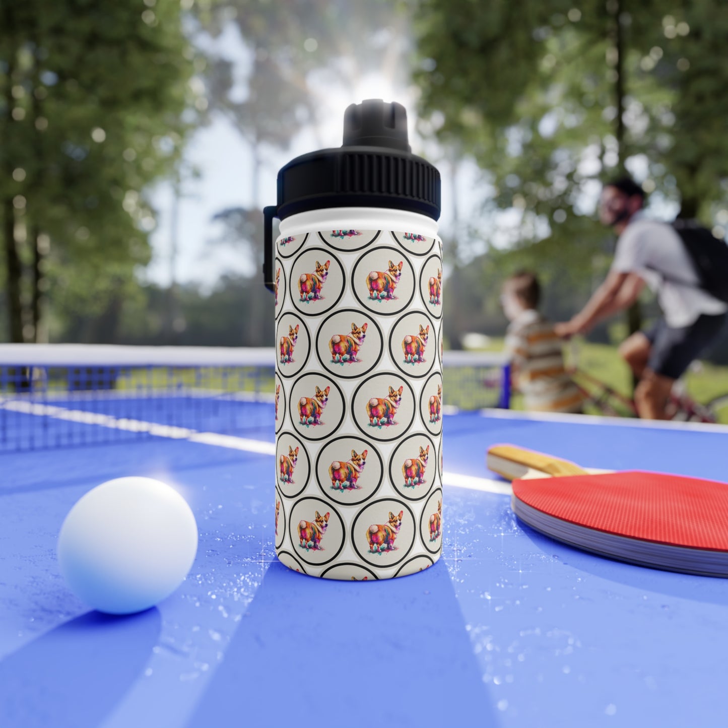 The Observer Mosaic - Water Bottle with Sport Lid