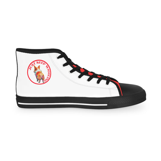 Just Keep Wiggling - Men's High Top Sneakers