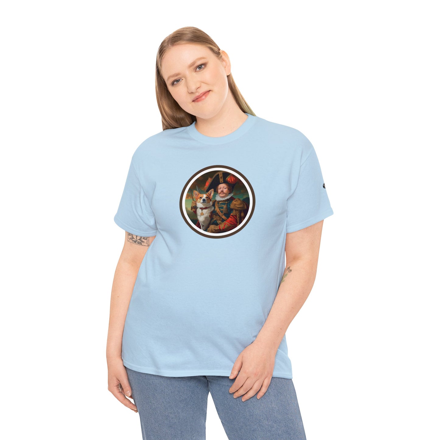 First Royal Corgi - Unisex Heavy Cotton Tee