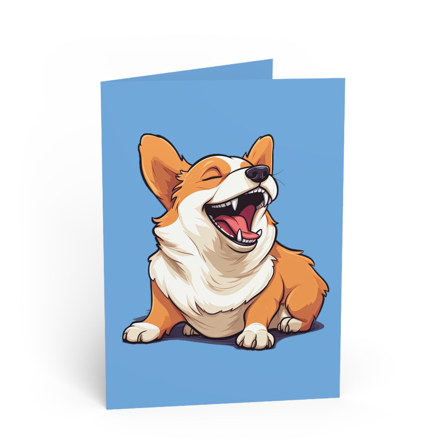 Comical Corgi - Greeting Card