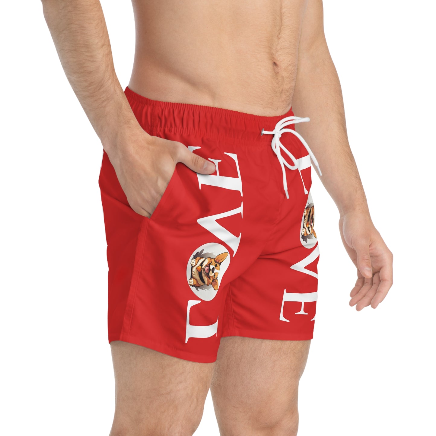 Love More Swim Trunks
