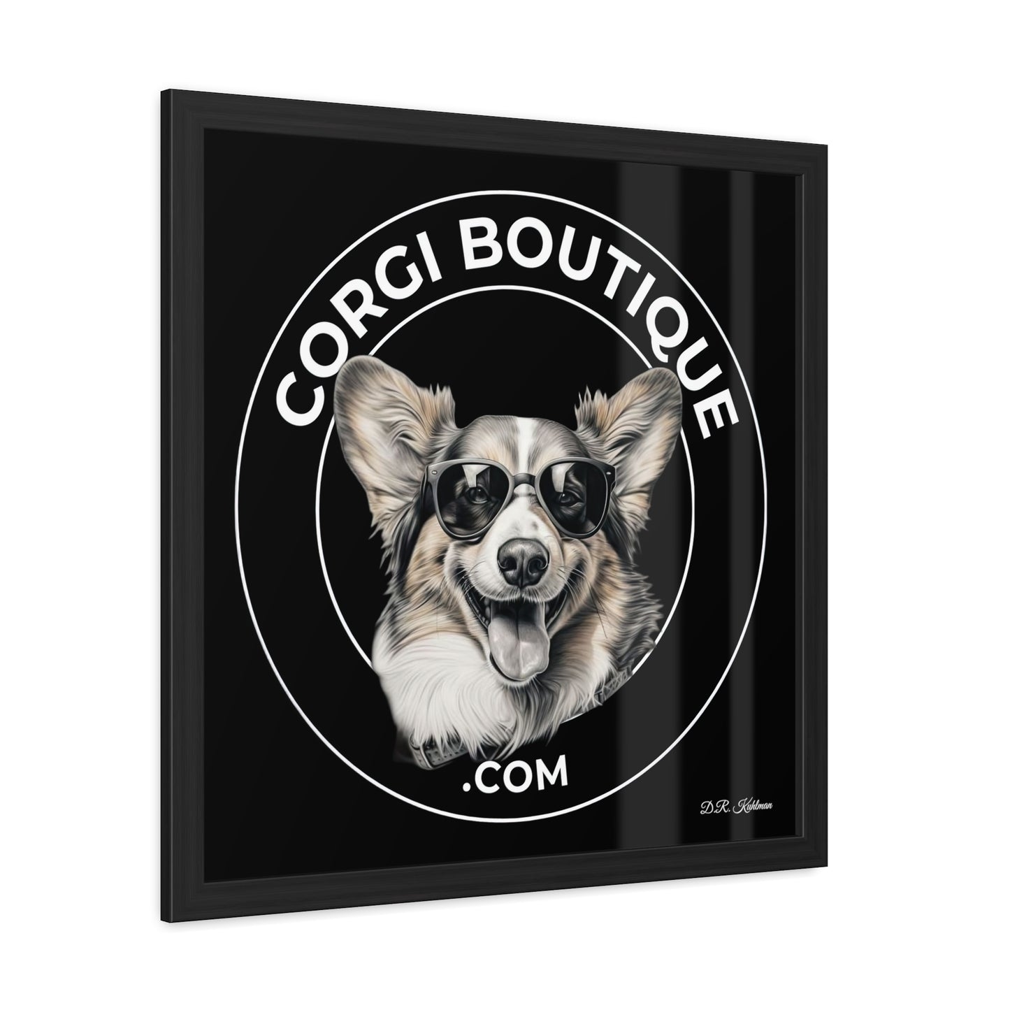 Corgi Boutique - Framed Print