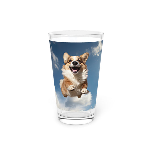 Flying Corgi - Pint Glass