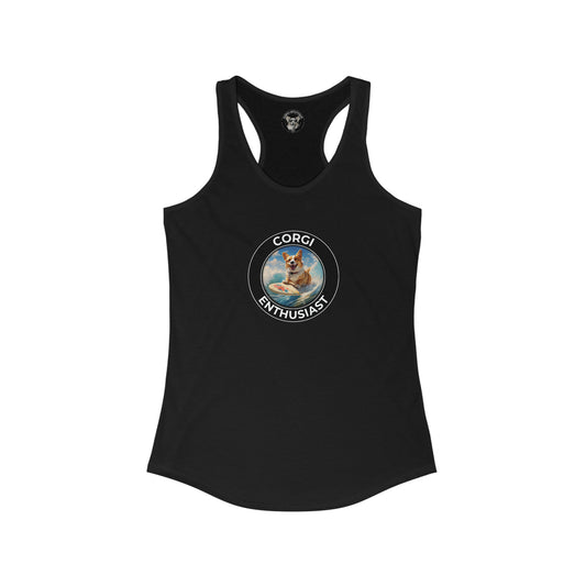 Corgi Enthusiast - Racerback Tank
