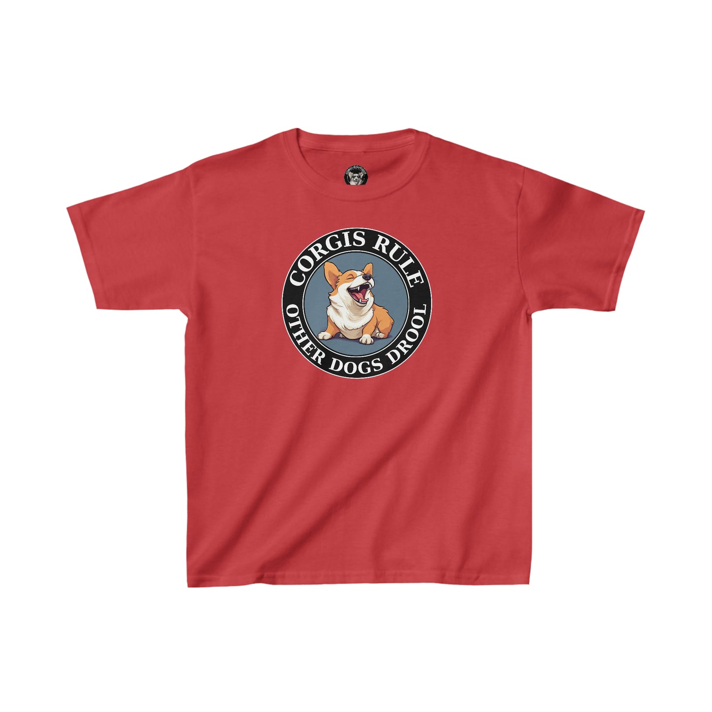 Corgis Rule...Other Dogs Drool - Kids Heavy Cotton Tee