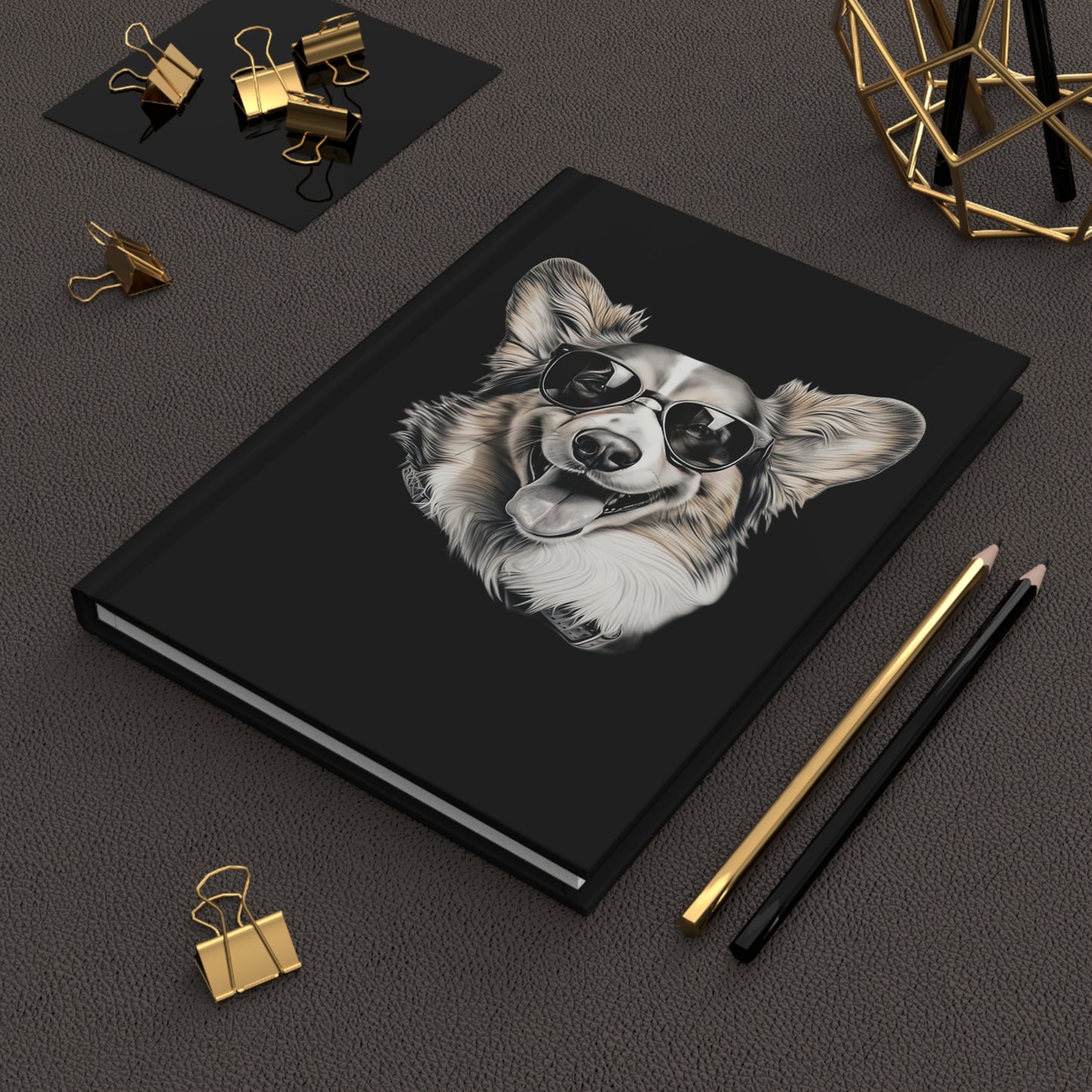 Corgi Cool - Hardcover Journal