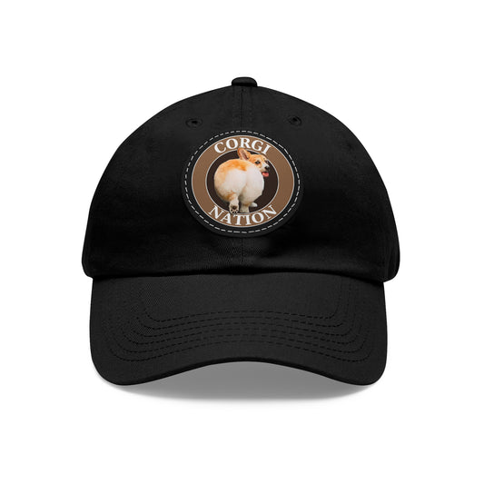 Corgi Nation - Cap with Leather Patch