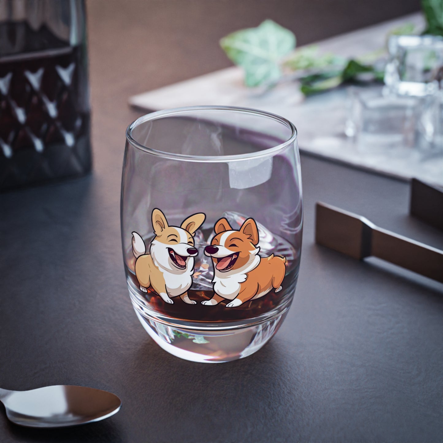 Corgi Couple - Whiskey/Juice Glass