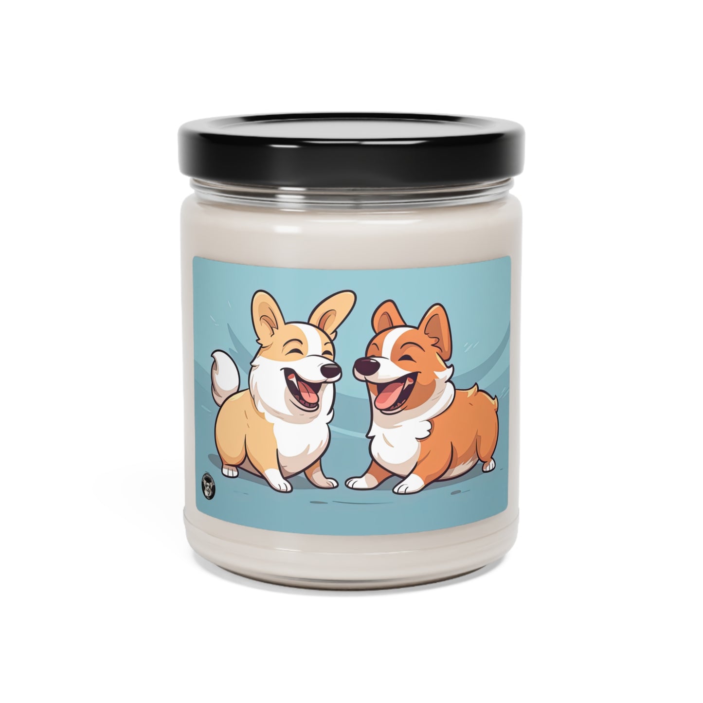 Corgi Couple - Scented Soy Candle