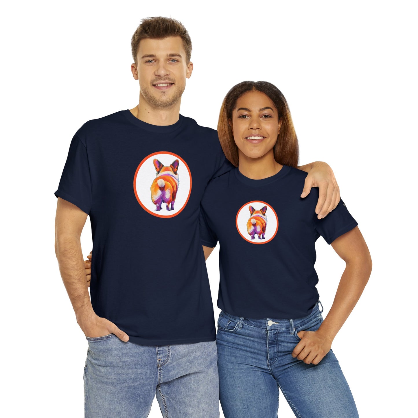 Corgi Butt - Unisex Heavy Cotton Tee
