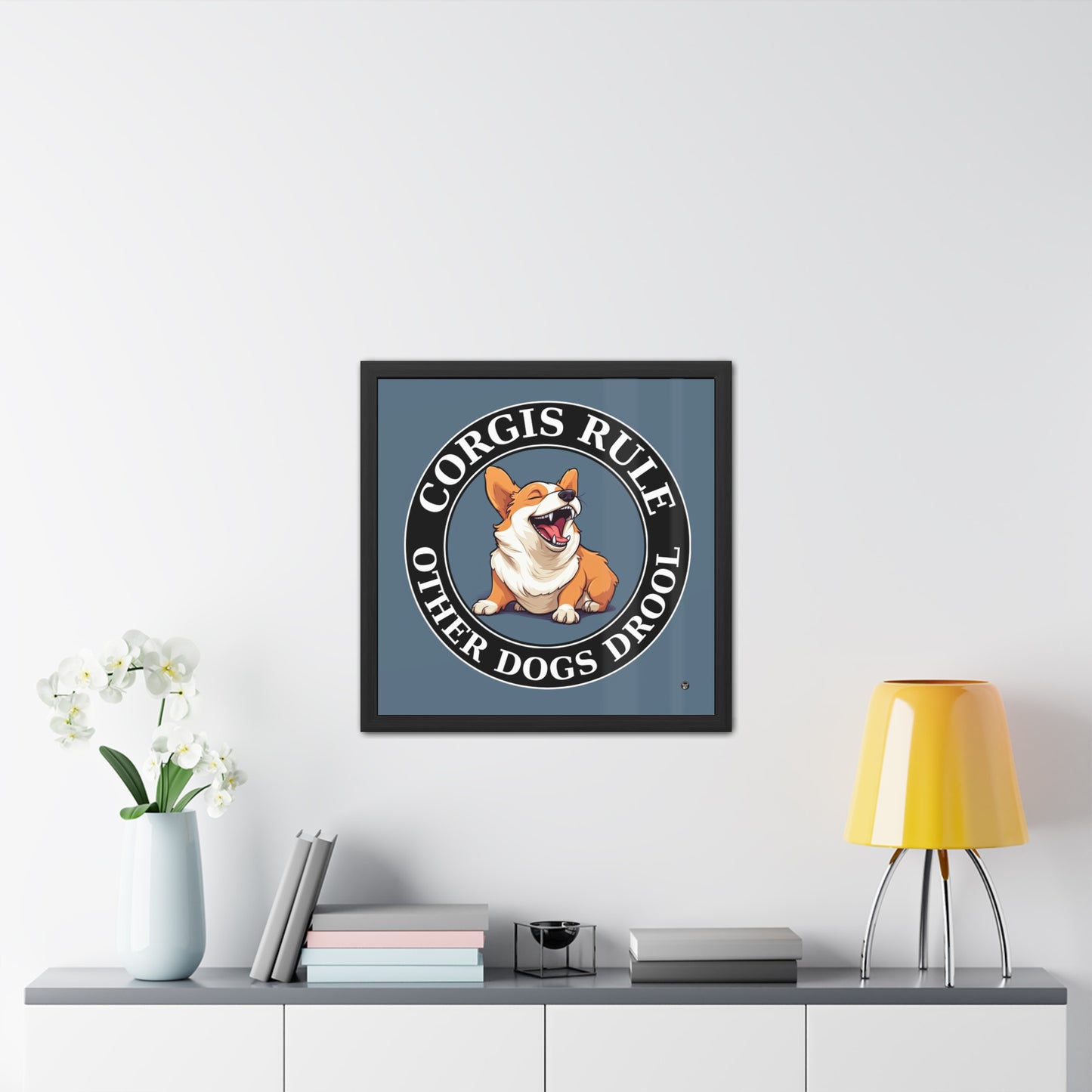 Corgis Rule...Other Dogs Drool - Framed Print