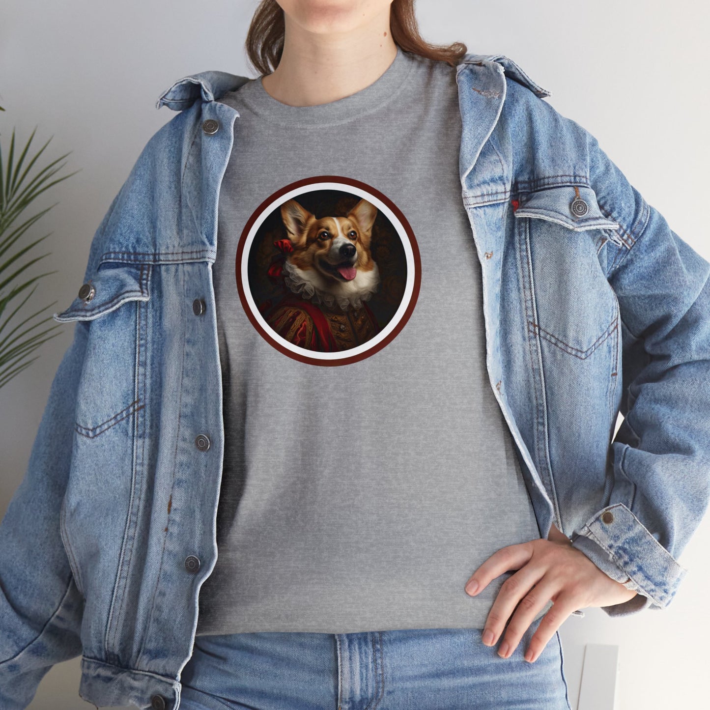 Renaissance Corgi - Unisex Heavy Cotton Tee