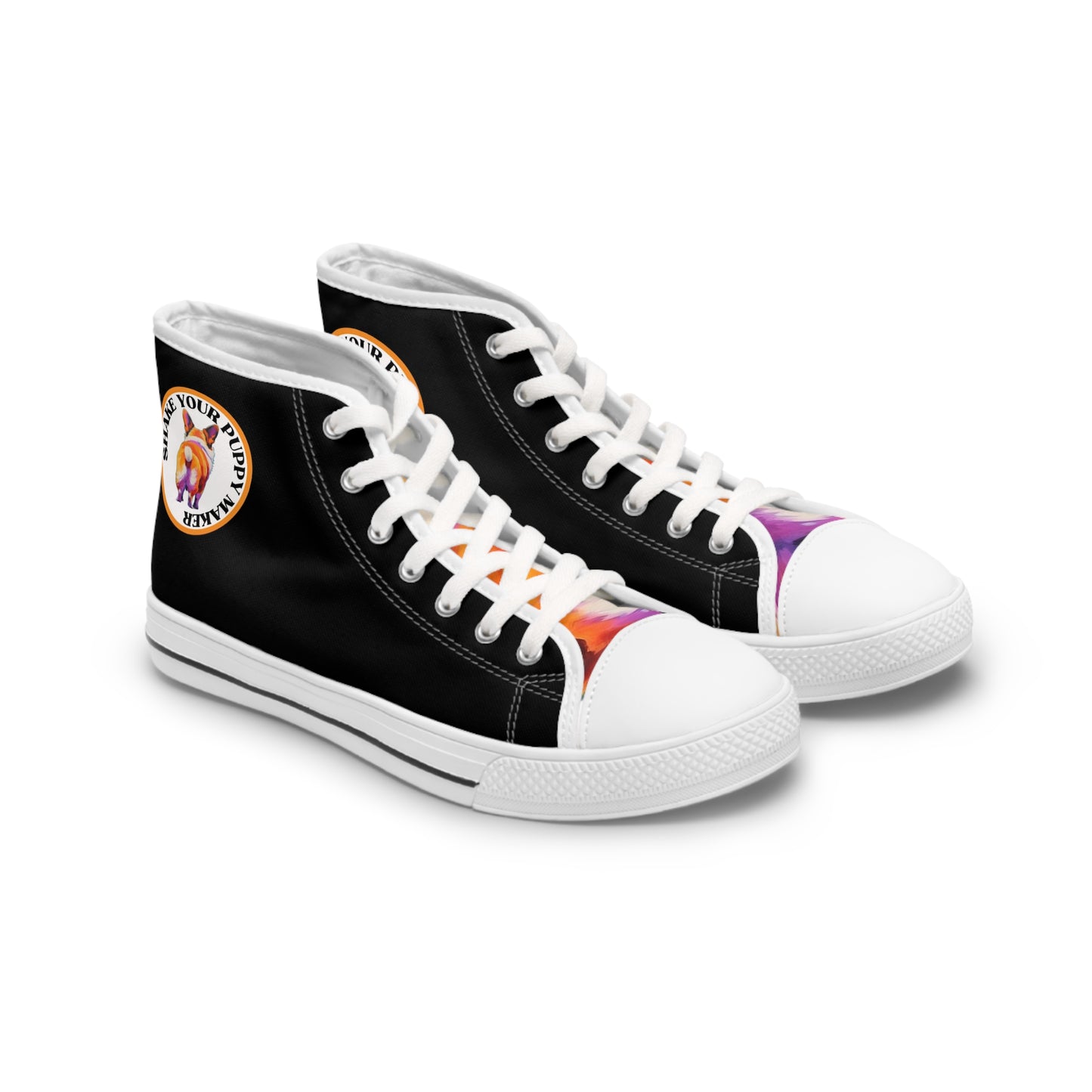 Shake Your Puppy Maker - Women's High Top Sneakers
