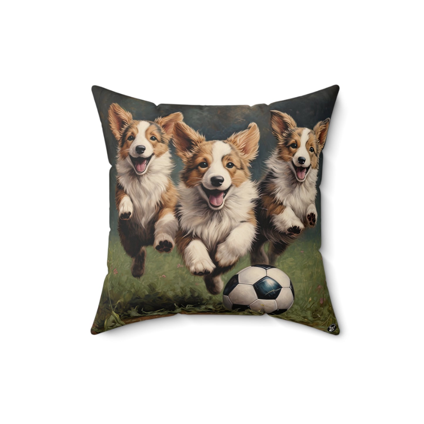 Corgi Pitch - Throw Pillow