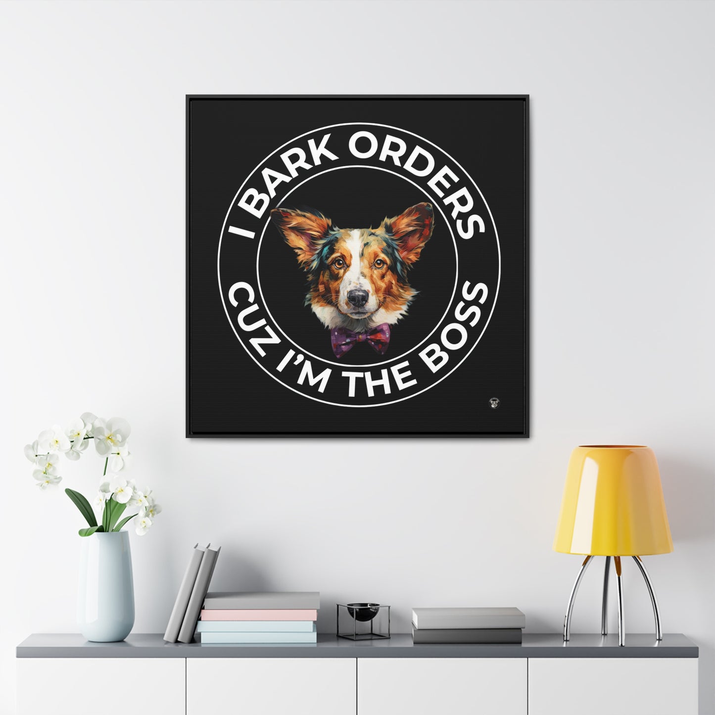 The Boss - Framed on Canvas