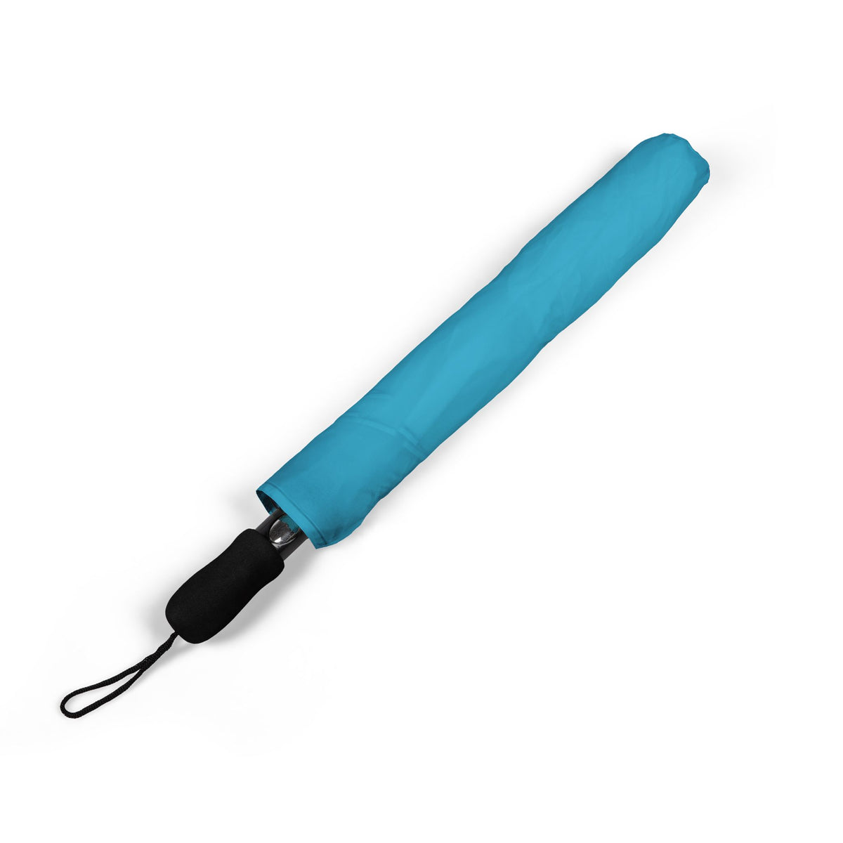 Corgi Butt Artistic Portrait Foldable Umbrella — Blue Rain Parasol