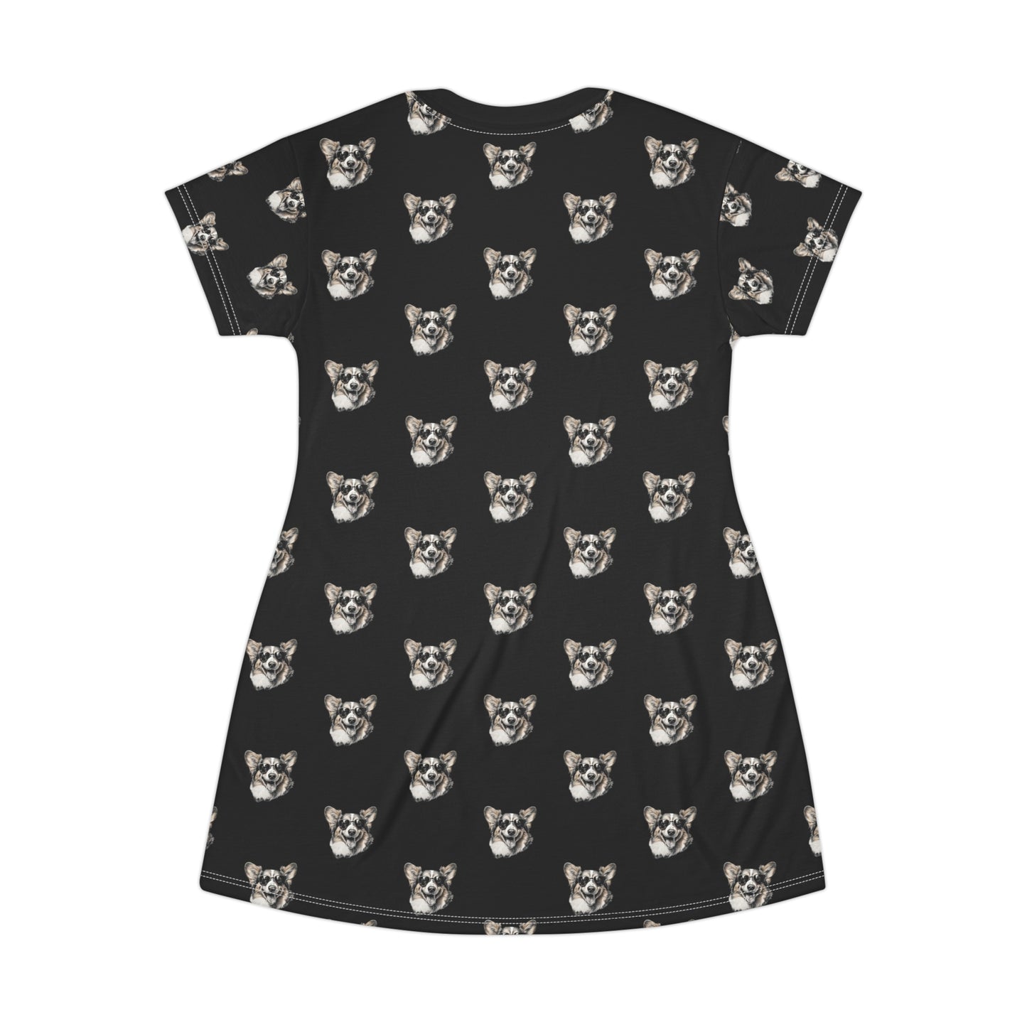 Corgi Cool Mosaic - T-Shirt Dress