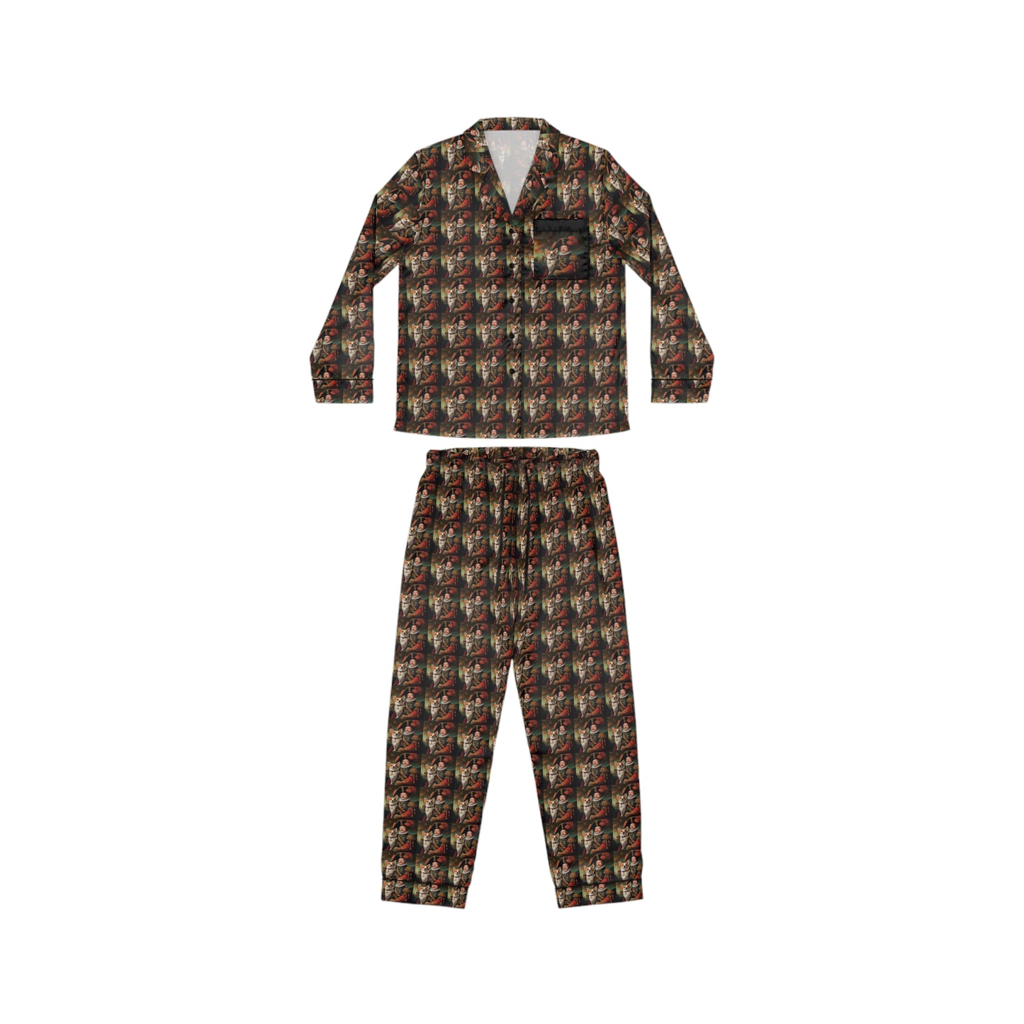 First Royal Corgi Silky Pajamas