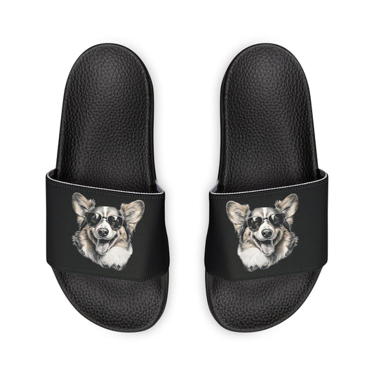 Corgi Cool - Women's Slide Sandals