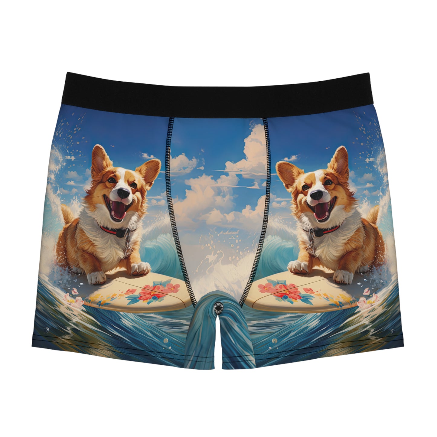 Cowabunga Corgi Boxer Briefs!
