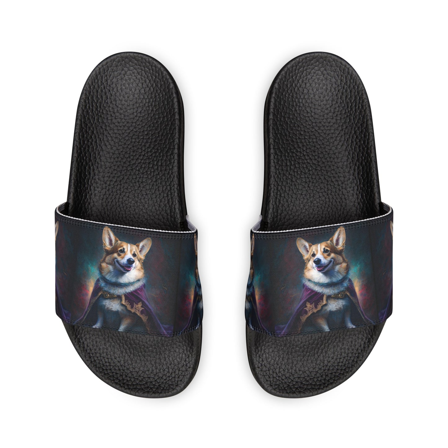 Corgi Royalty - Men's Slide Sandals