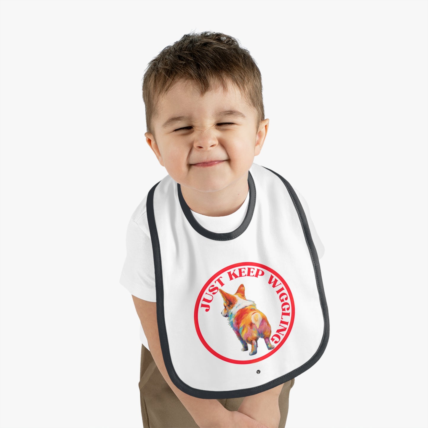 Just Keep Wiggling - Baby Bib