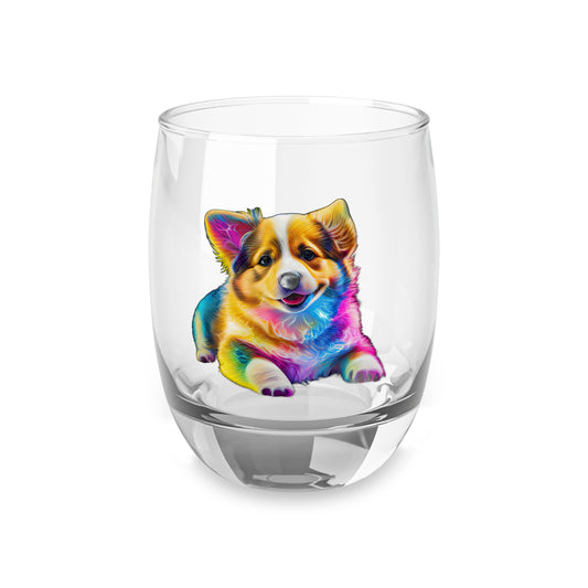 Colorful Corgi - Whiskey/Juice Glass