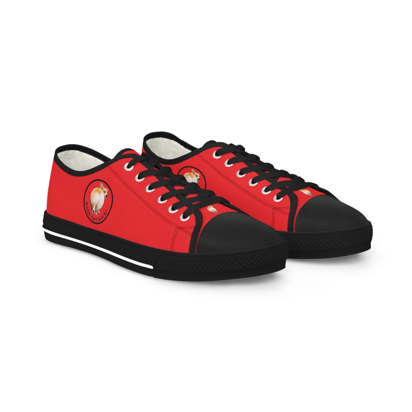 Baby Got Back - Men's Low Top Sneakers