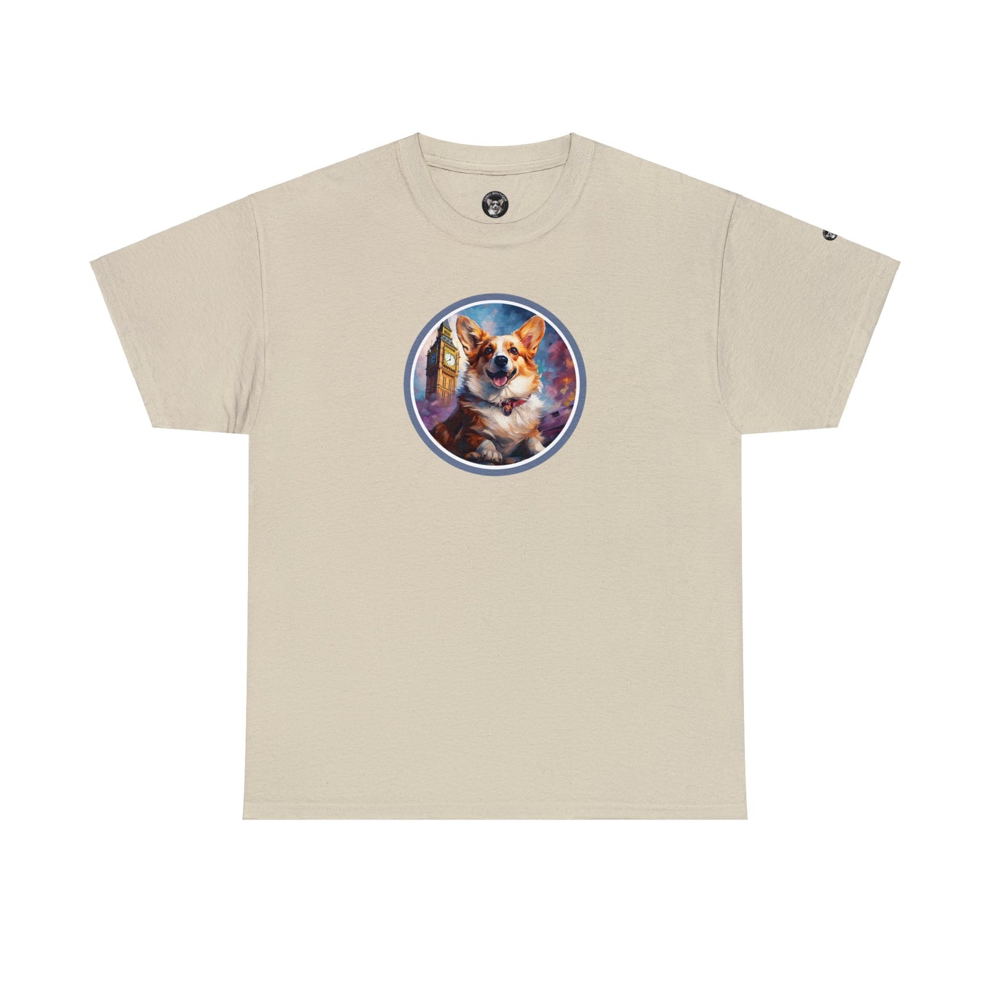 Corgi and Ben - Unisex Heavy Cotton Tee