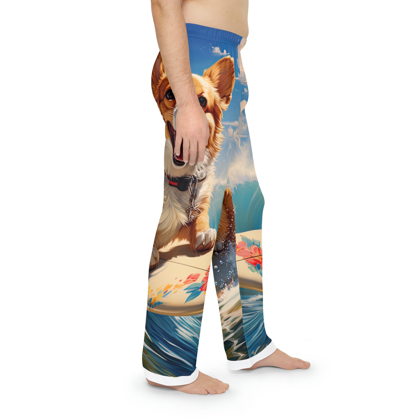 Cowabunga Corgi - Men's Pajama Pants