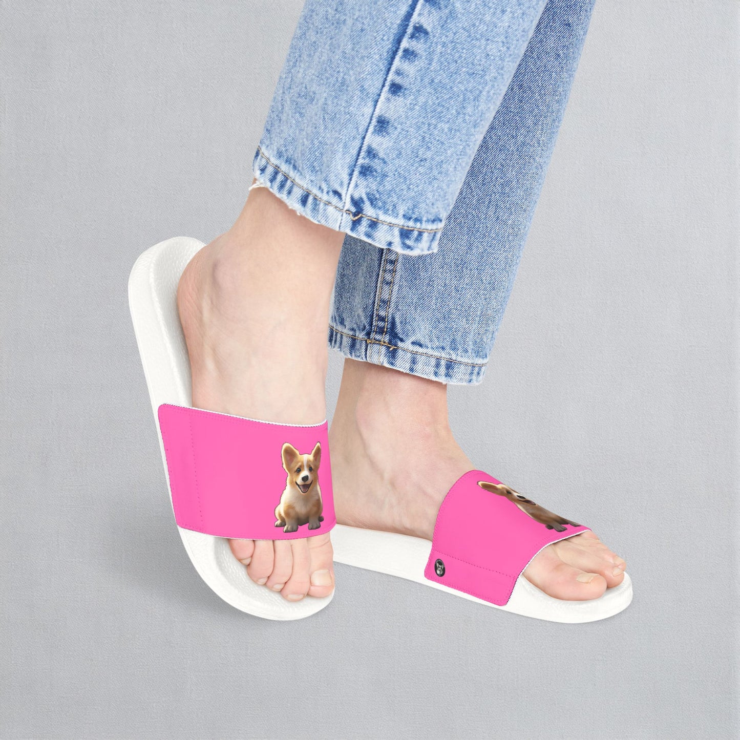 Sweetness Hot Pink Women's Slide Sandals - Corgi Pool & Beach Slides