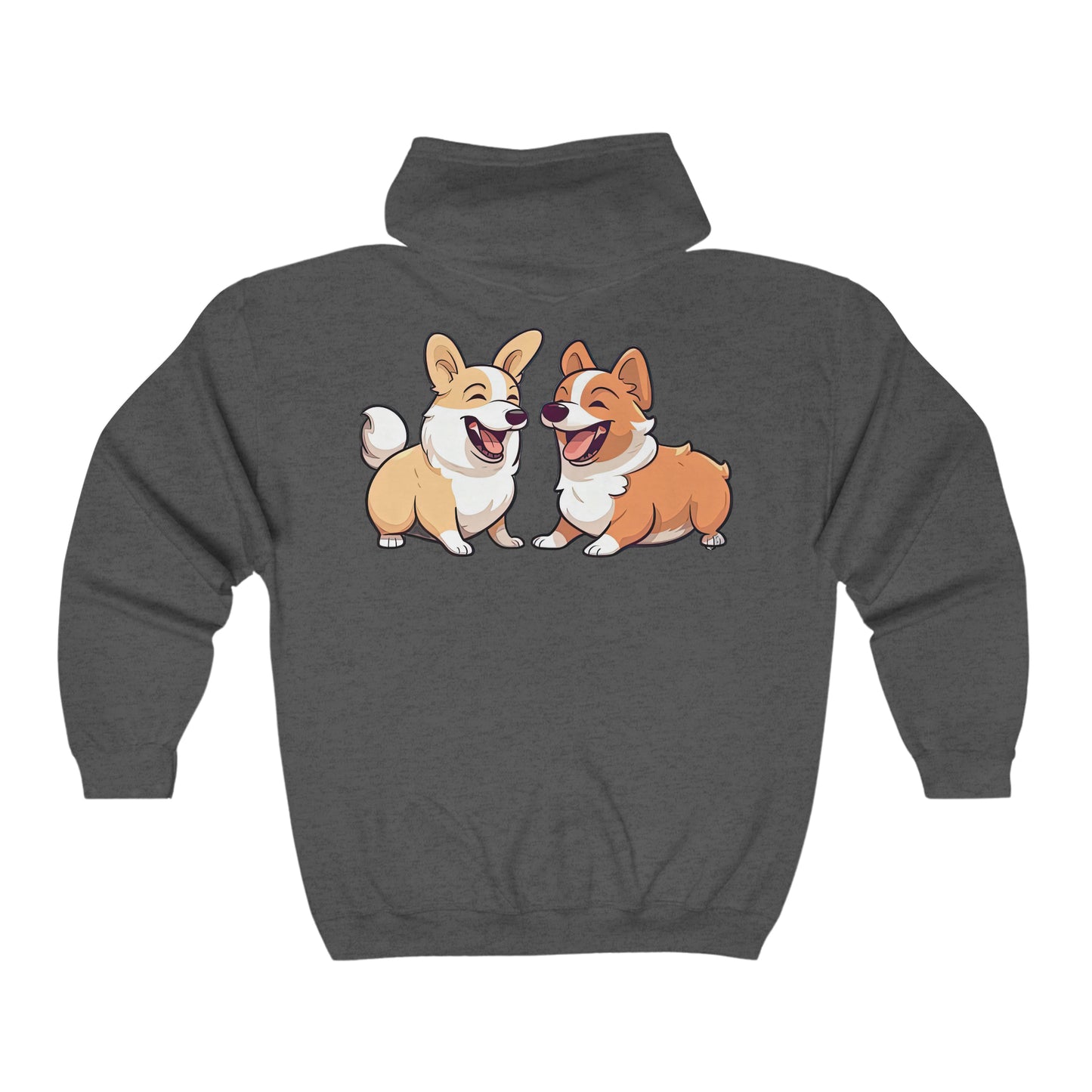 Corgi Couple - Zip Hoodie