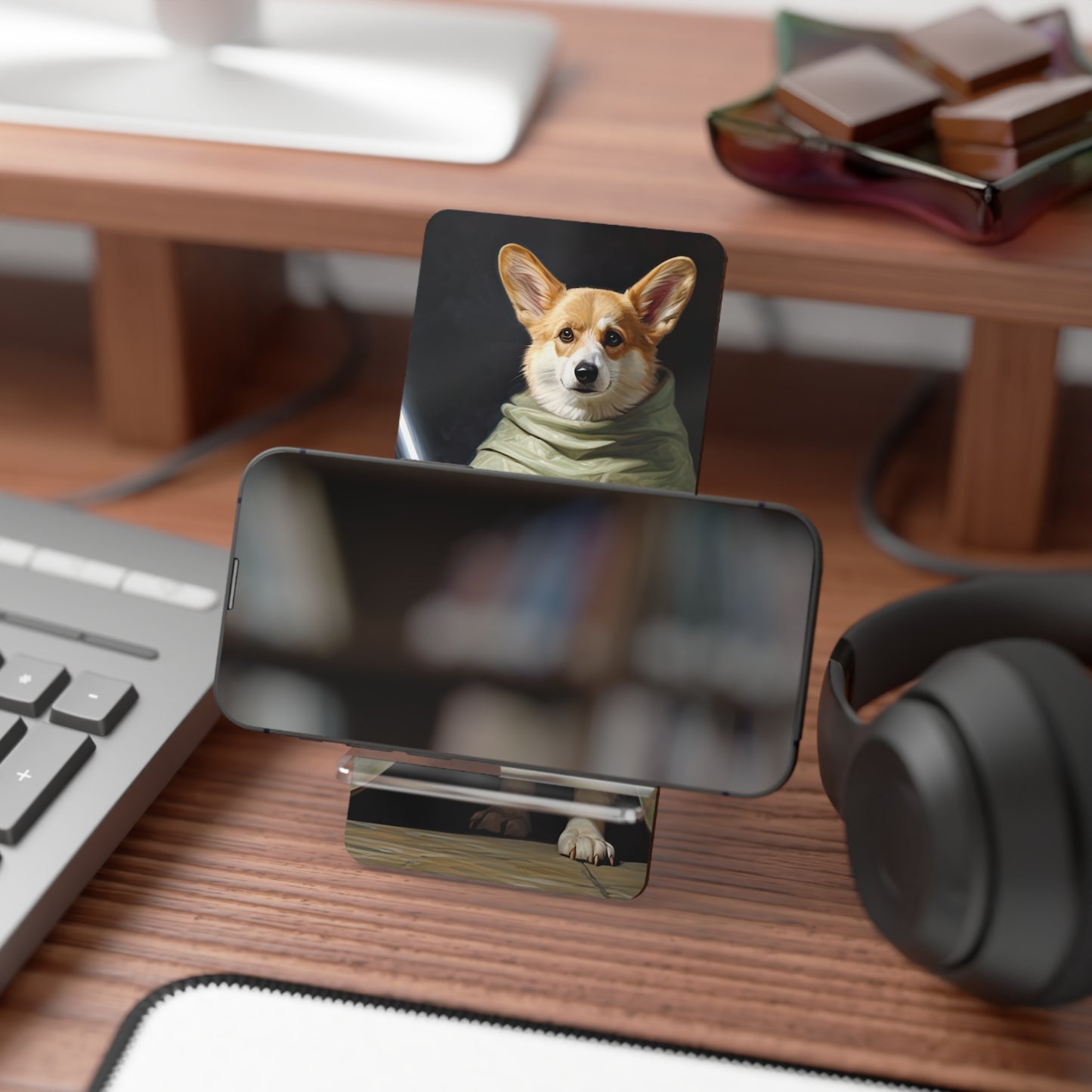 Jedi Corgi - Phone Stand