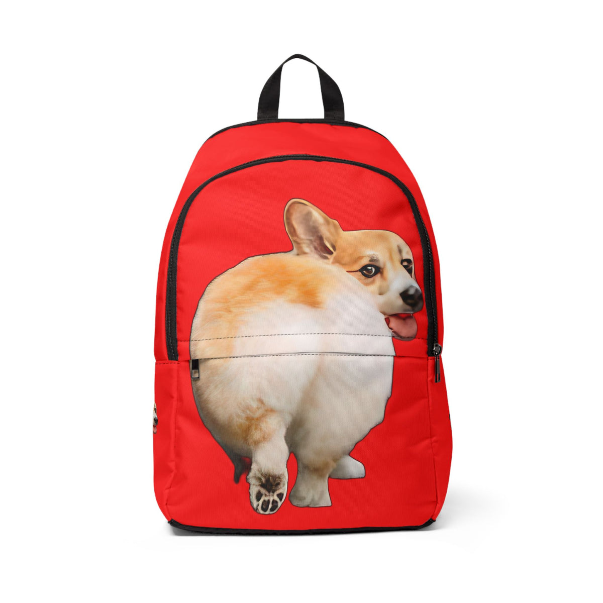 Baby Got Back Corgi Butt Strut Backpack — Cute Red Rucksack