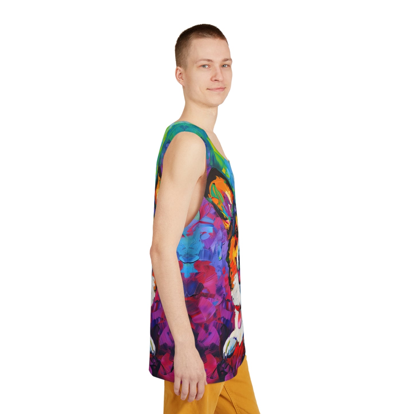 Colorful Cardigan Tank